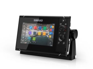 Simrad NSS7 evo3 with World Basemap marine chartplotter