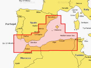 MSD/5P275XL Navionics Platinum+XL Mediterranean South West