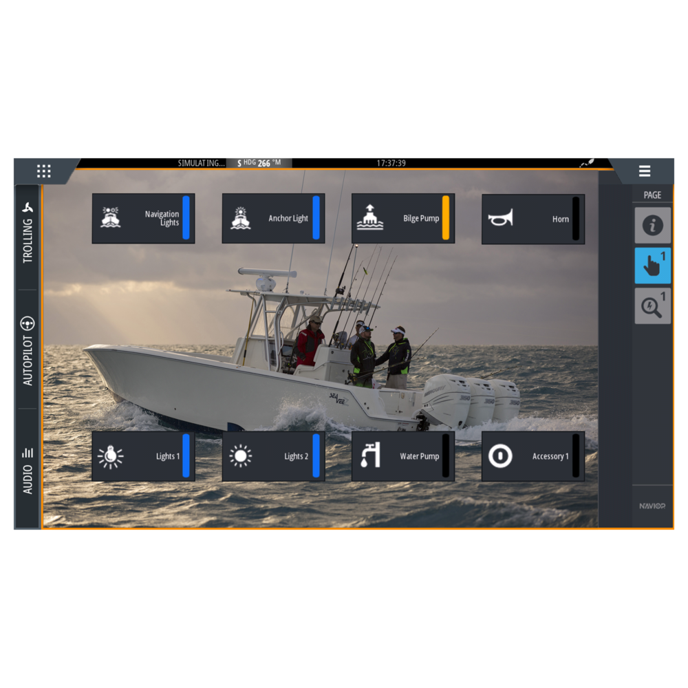 Simrad Pro Naviop Kits marine electronics
