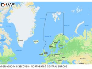 C-MAP DISCOVER - Northern & Central Europe marine chart