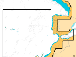 C-MAP Reveal X - West European Coasts marine chart