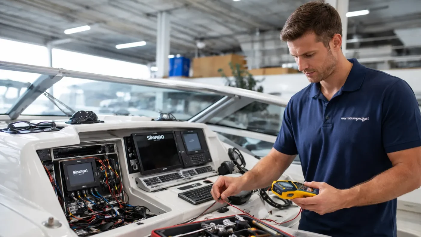 Service and installation of Lowrance Simrad and B&G marine electronics